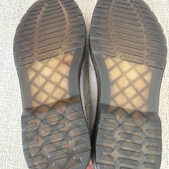 Dr. Martens Gray Canvas 2-Eye Lace Up Shoes AirWair Casual Oxford Size 8 - Picture 7 of 8